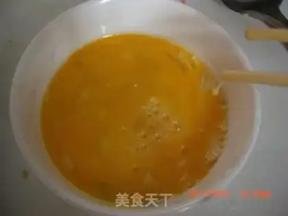 Make Crab fried eggs step 2