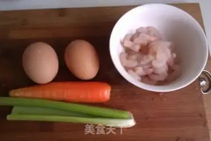 Make Gold shrimp fried rice step 0