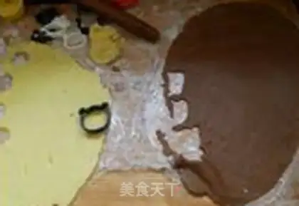 Make Panda cookies step 4