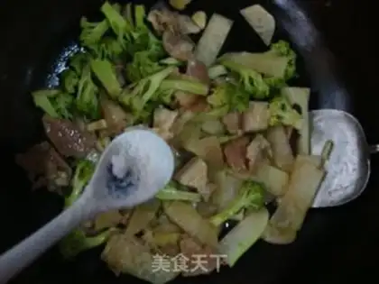 Make The broccoli makes meat step 7