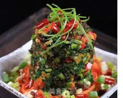 Make A five-colour vegetable tower step 11