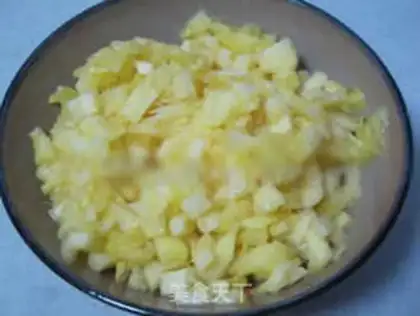Make Pineapple sauce step 1