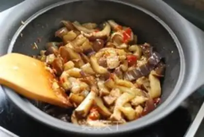Make No oil, no eggplant step 10