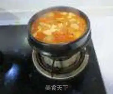 Make Korean tofu soup step 5