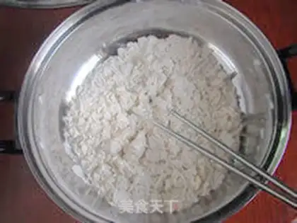 Make Milk and fruit pizza step 2