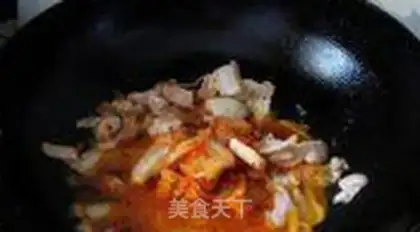 Make Hot cabbage makes a lot of meat step 6