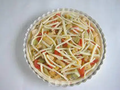 Make Milk and fruit pizza step 17