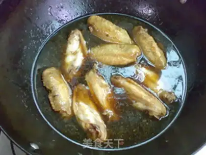 Make Beer with chicken wings step 7