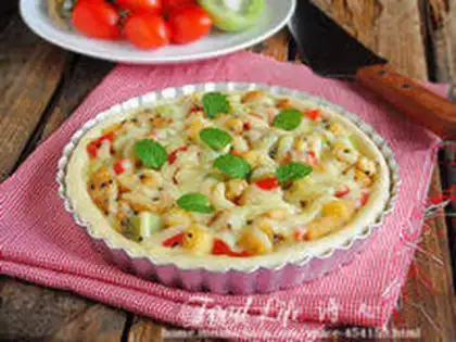 Make Milk and fruit pizza step 19