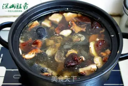 Make A rooster with mushrooms step 2
