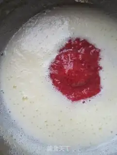 Make Strawberry ice cream step 2