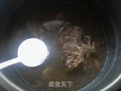 Make The bone soup is thin step 11