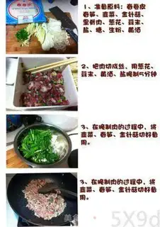 Make Spring roll step 0