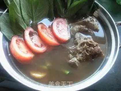 Make The bone soup is thin step 20