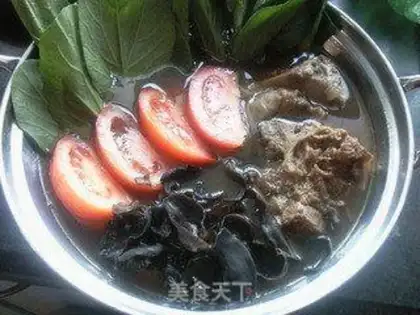 Make The bone soup is thin step 21