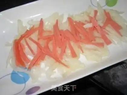 Make Ham field radish step 4