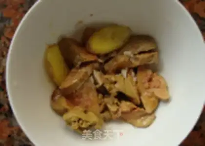 Make Fries, fried liver step 1