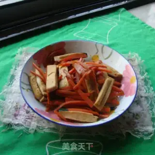 Make Carrot, tofu dry step 5