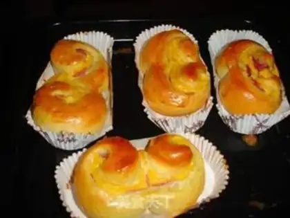 Make Bacon cheese rolls step 12