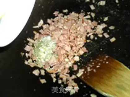 Make Fried bacon toast step 1