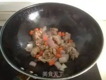 Make Potato curry chicken step 2