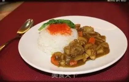 Make Potato curry chicken step 4