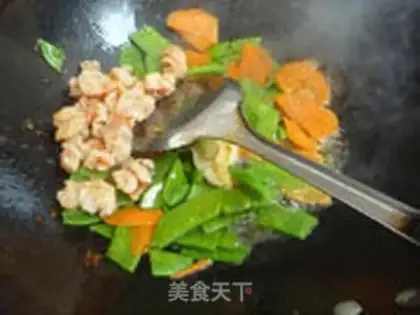 Make Lily shrimp step 6