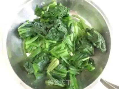 Make A spinach step 1