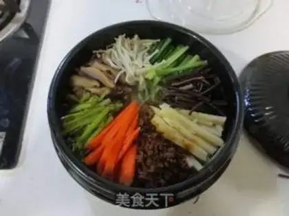 Make Rock pan rice step 0