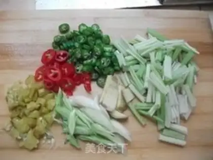 Make Rock pan rice step 1