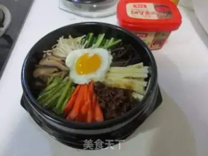 Make Rock pan rice step 4