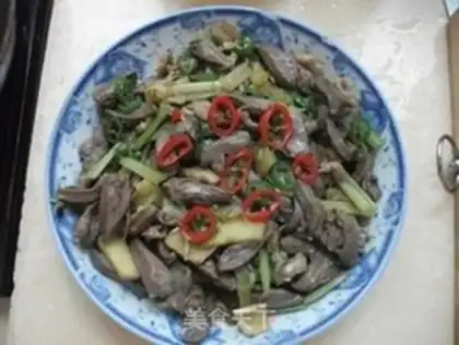 Make Sour duck heart step 9