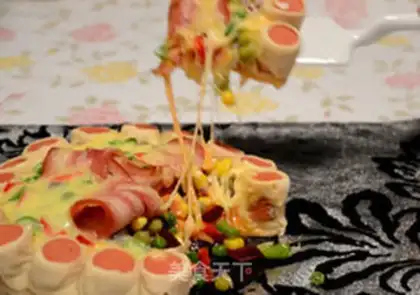 Make Flower pizza step 19