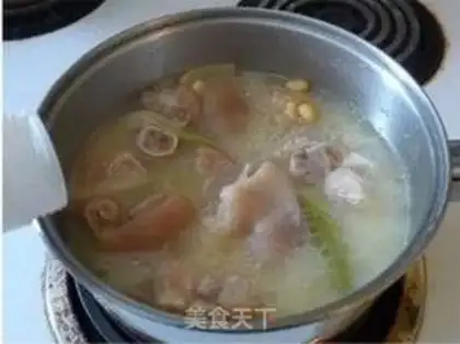 Make Soybeans, pig hoof soup step 6