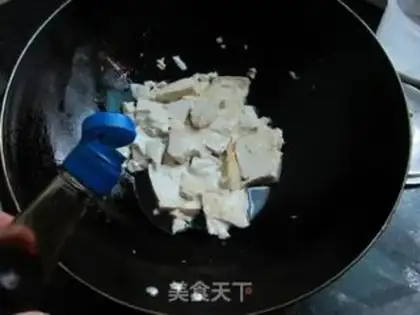 Make Skinny tofu onions step 5