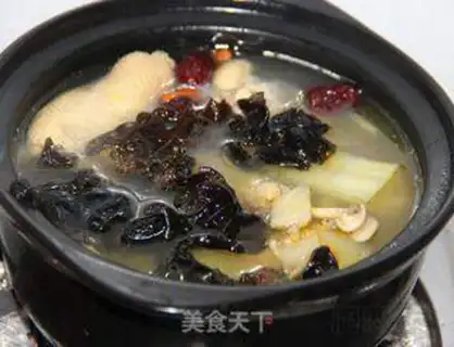 Make Wood-tree chicken soup step 9