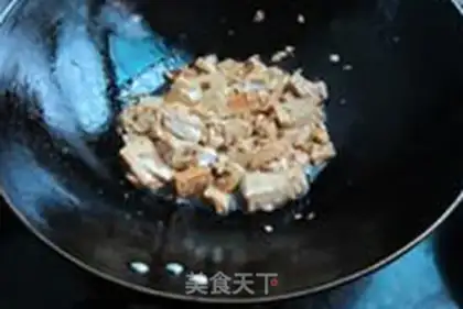Make Skinny tofu onions step 7