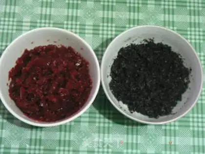 Make Black Sesame Mountain step 3
