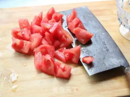 Make Sugar with tomatoes step 1