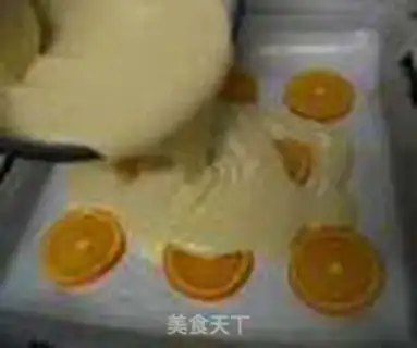 Make Orange cake roll step 4