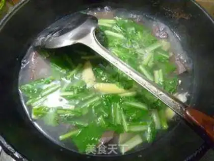 Make The blood soup of a goose step 6