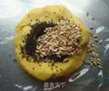 Make Black sesame cookies step 8