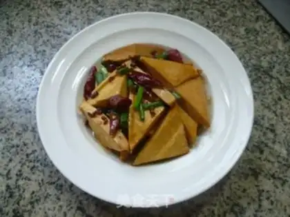 Make Spicy tofu dry step 6