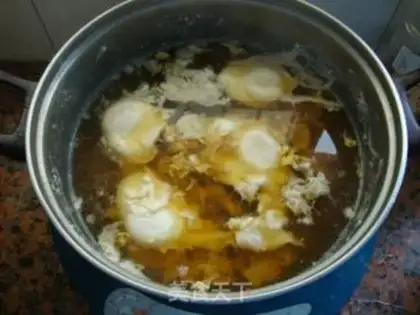 Make Red sugar boiled eggs step 5