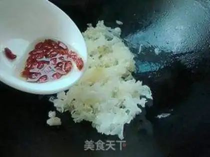 Make Silver ear cucumber step 5