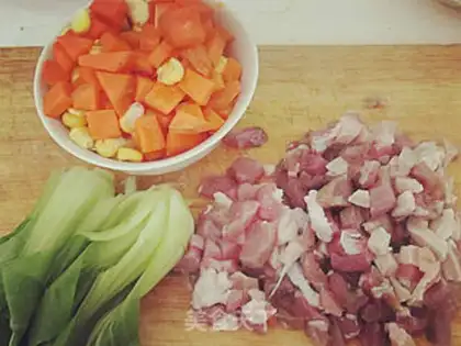 Make Salted rice step 0