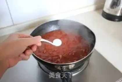 Make A bacon pizza with pasta step 13