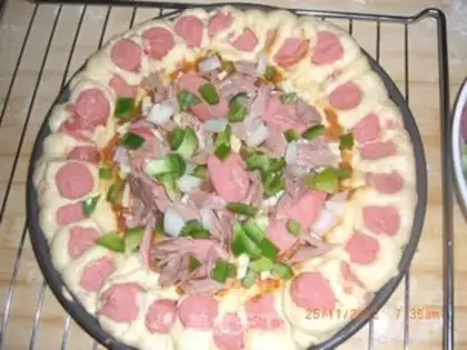 Make A tuna pizza step 11