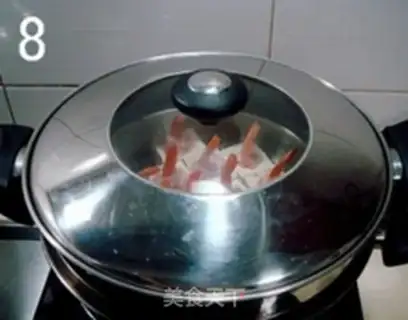 Make Shrimp tofu step 7