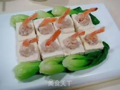 Make Shrimp tofu step 8